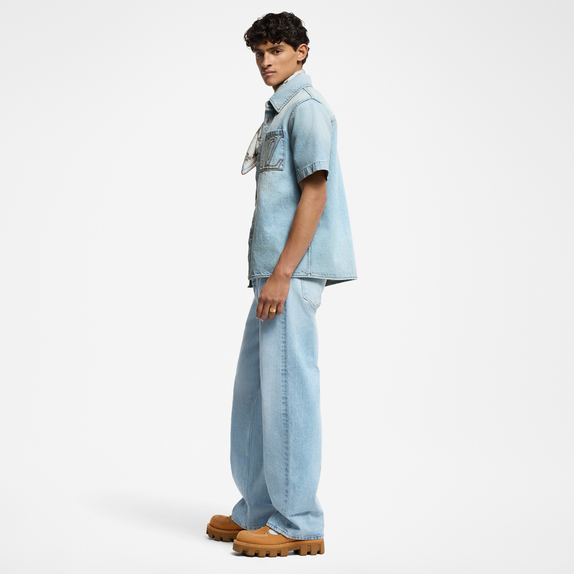 Jeans con gamba ampia  in Uomo