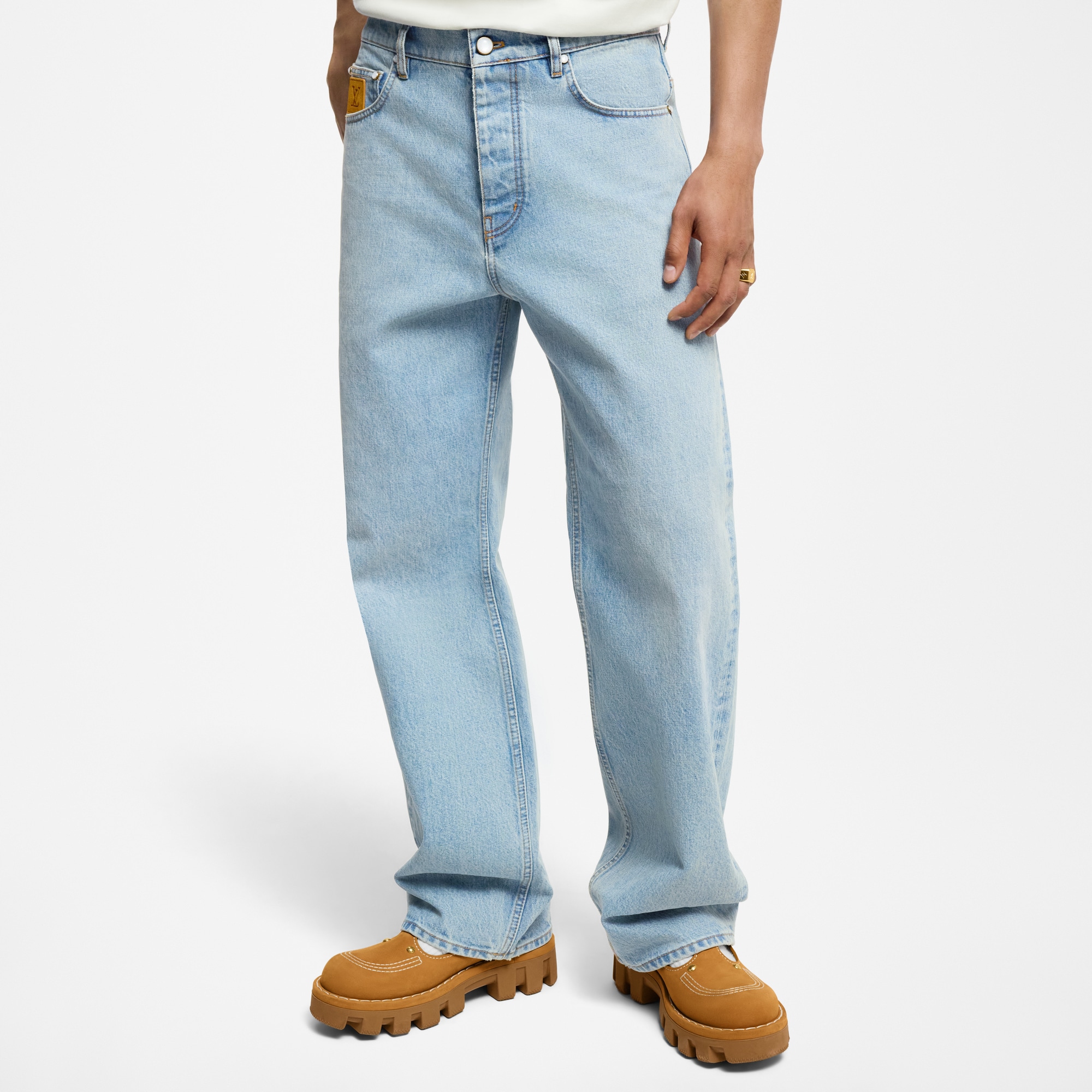Jeans con gamba ampia  in Uomo