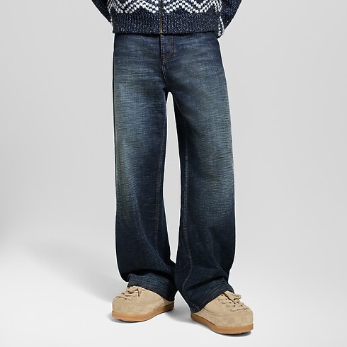 Jeans con gamba ampia Uomo Abbigliamento Collezione Denim | LOUIS VUITTON (Zoom prodotto)