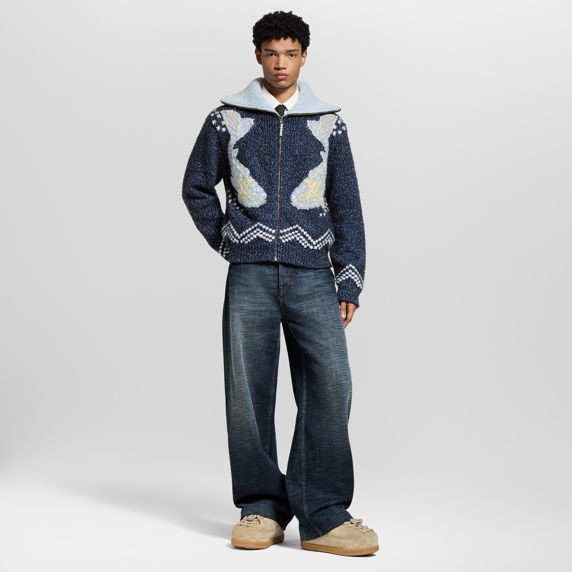 Jeans con gamba ampia  Uomo Abbigliamento Collezione Denim | LOUIS VUITTON (Zoom prodotto)