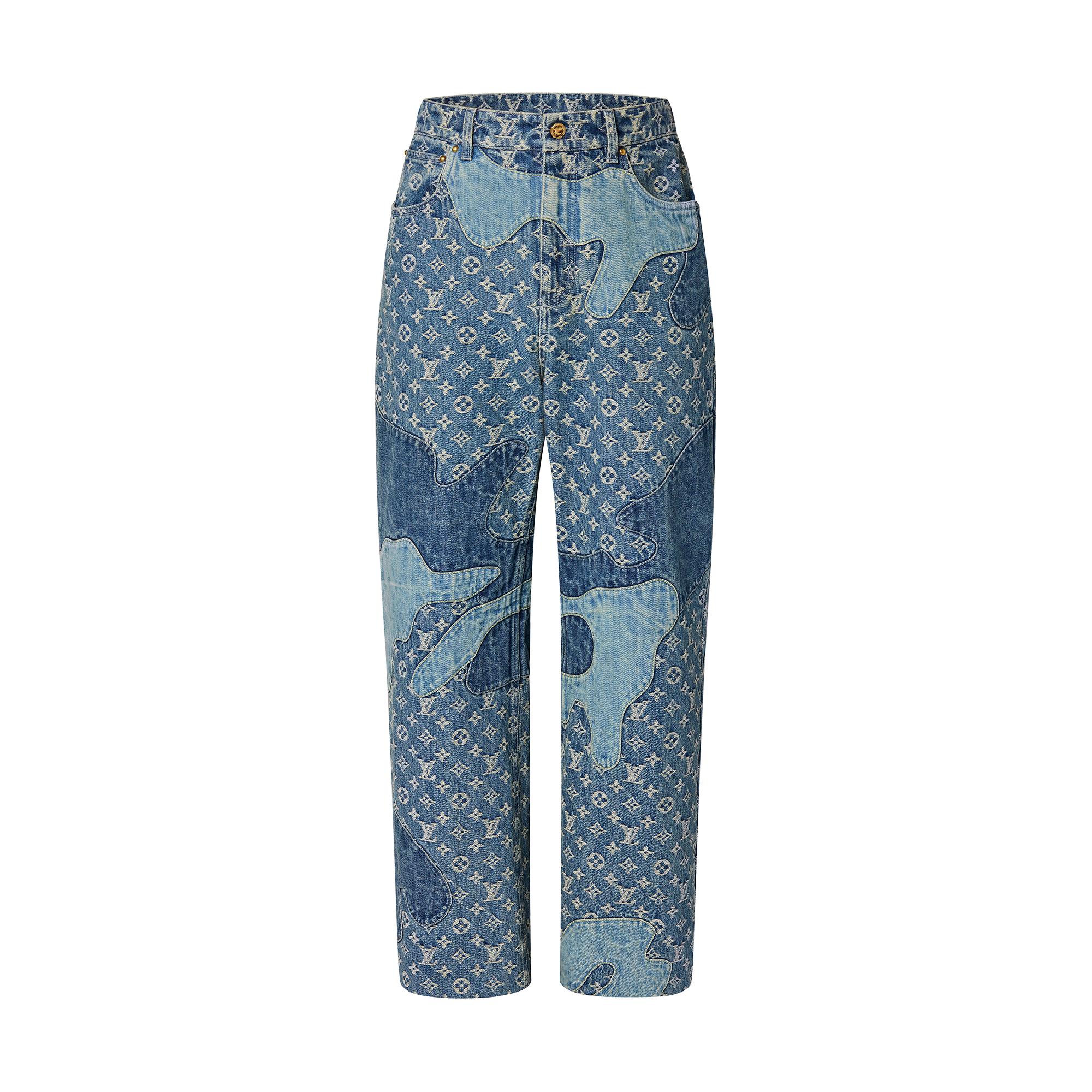 Jeans con motivo Monogram Patchwork - Abbigliamento | LOUIS VUITTON
