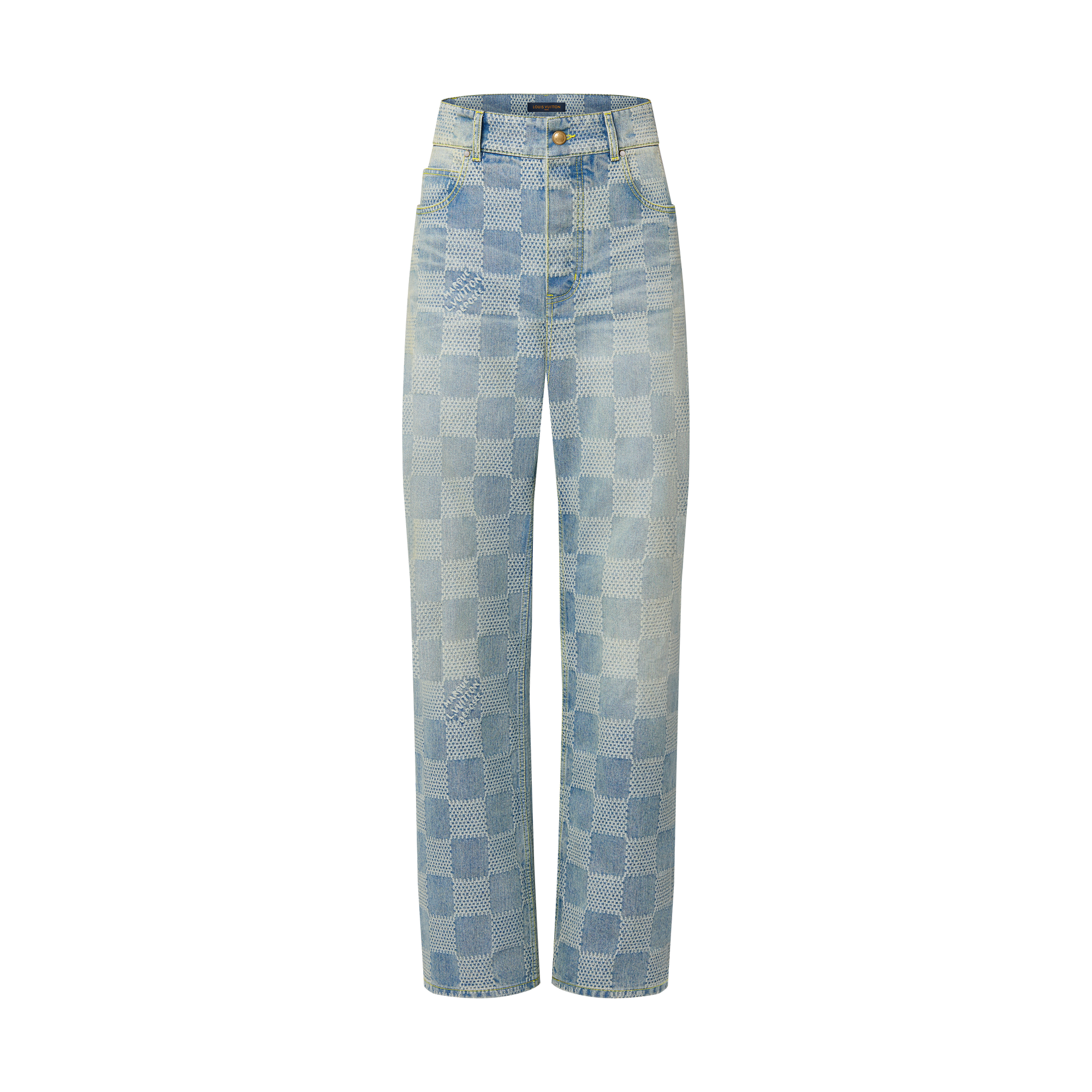 Jeans da skate con motivo Damier  Uomo Abbigliamento Collezione Denim | LOUIS VUITTON (Zoom prodotto)