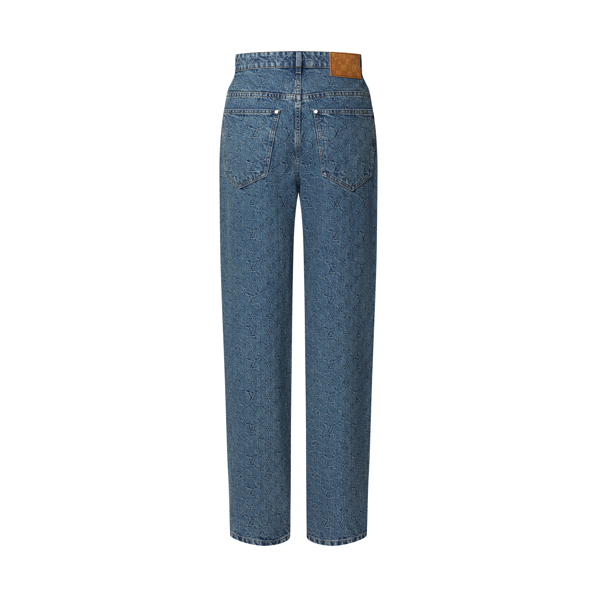Jeans da skate con motivo Monogram in trama jacquard  Uomo Abbigliamento Collezione Denim | LOUIS VUITTON (Zoom prodotto)