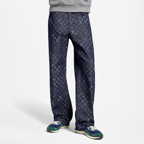 Jeans da skate con motivo Monogram Surplus cropped view