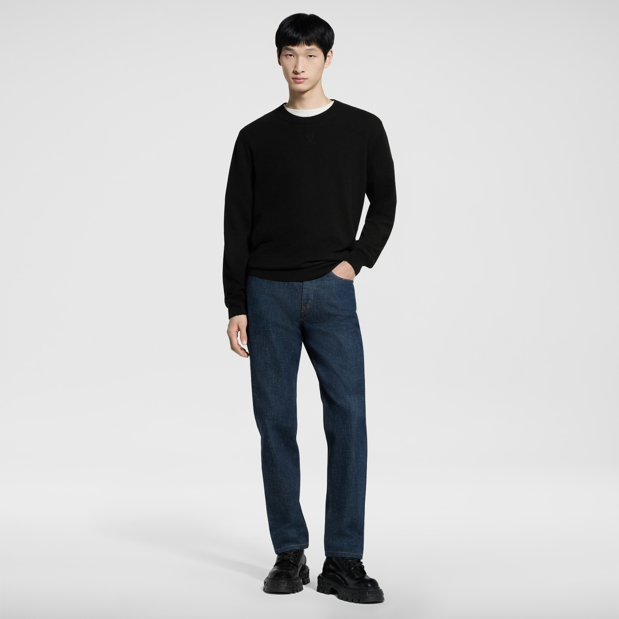 Jeans Regular Fit  Uomo Abbigliamento Collezione Denim | LOUIS VUITTON (Zoom prodotto)
