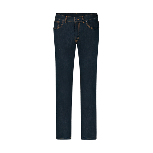 Jeans Slim Fit stretch Uomo Abbigliamento Collezione Denim | LOUIS VUITTON (Zoom prodotto)