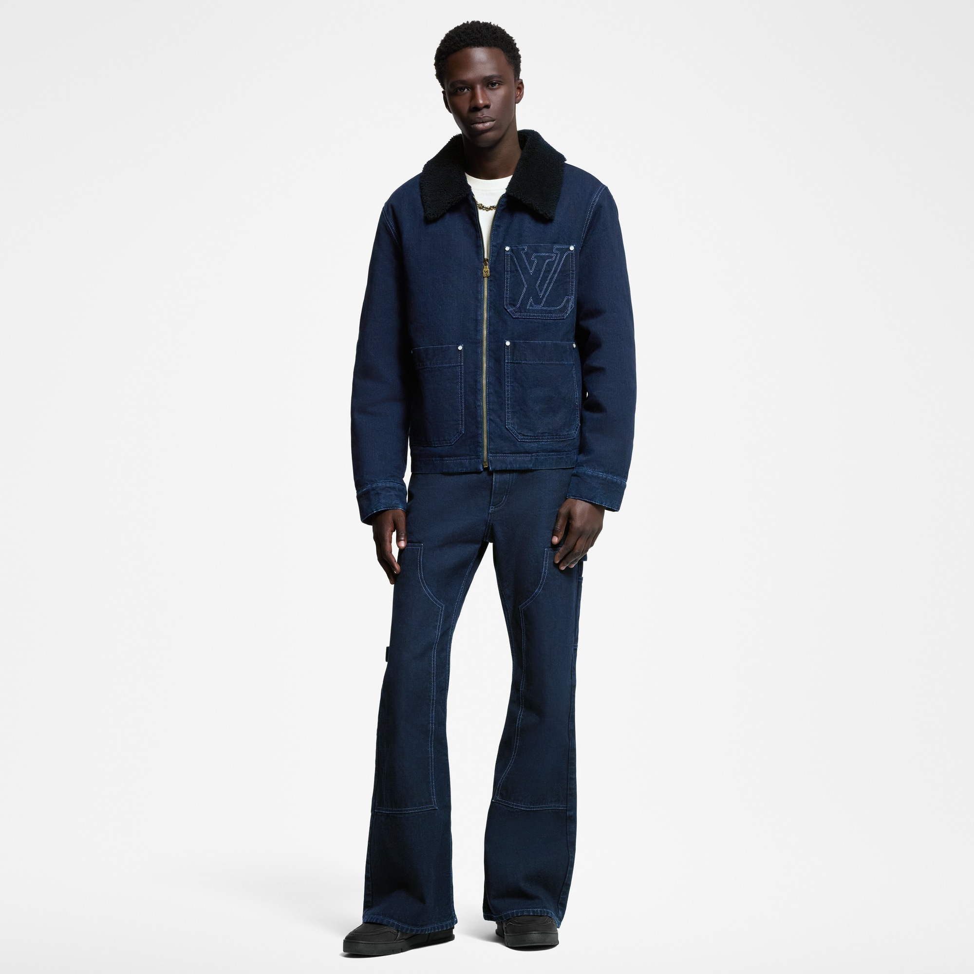Jeans stile workwear  Uomo Abbigliamento Collezione Denim | LOUIS VUITTON (Zoom prodotto)