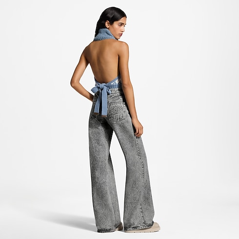 Jeans svasati stone-washed ambiance view