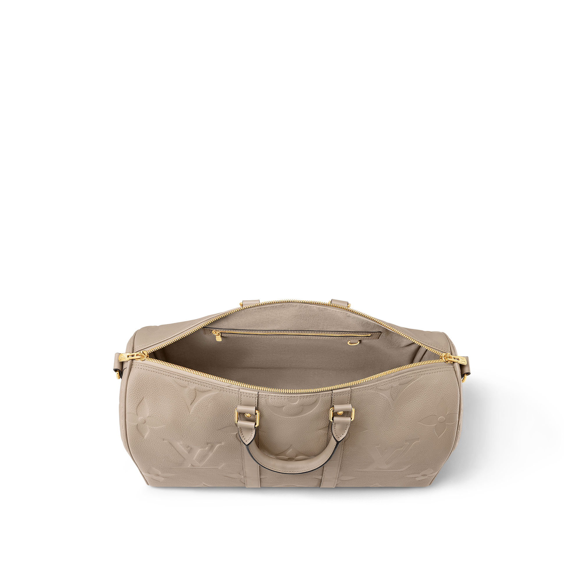 Keepall 45 BA Pelle Monogram Empreinte Novità Ramadan Ramadan Selection for Her | LOUIS VUITTON (Zoom prodotto)