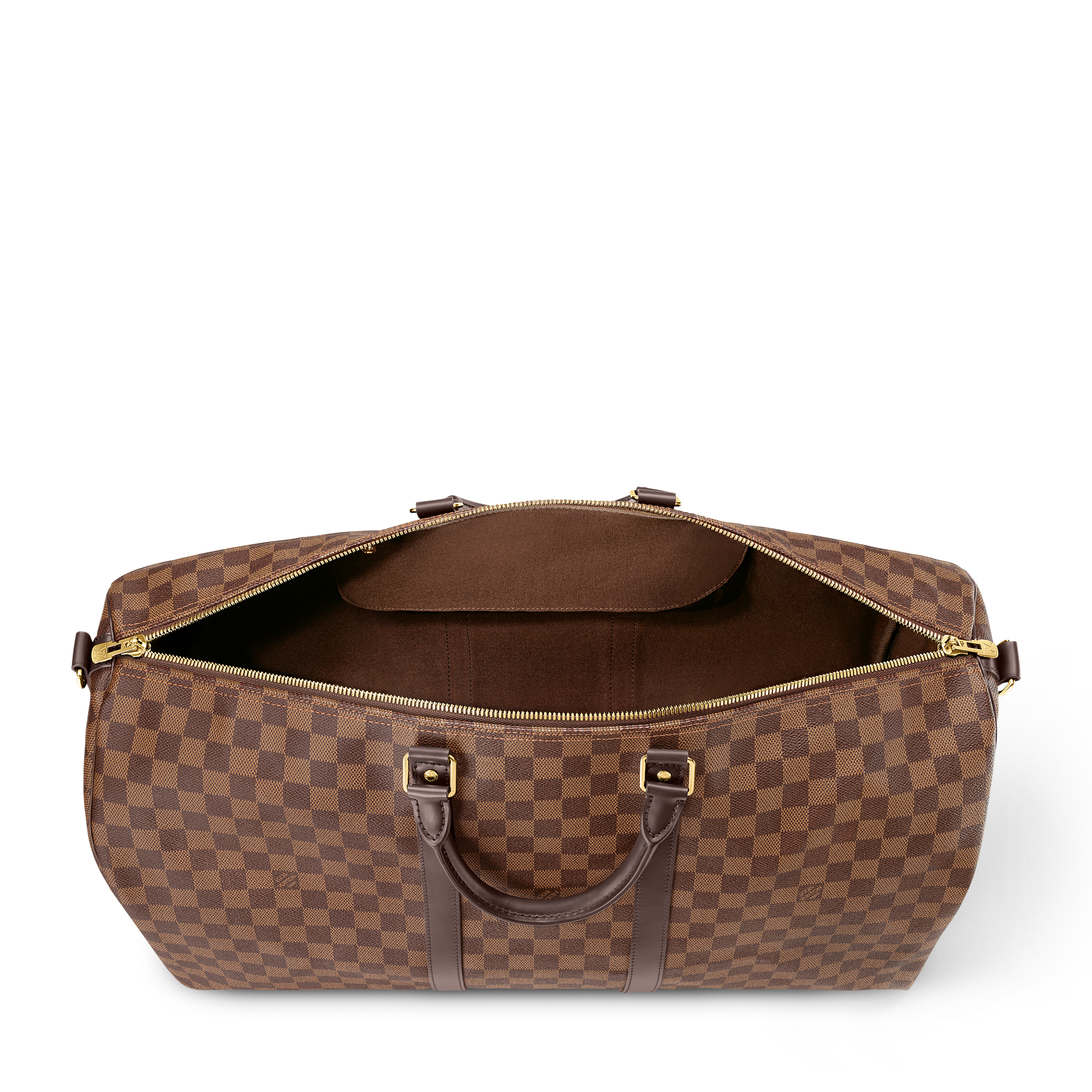 Keepall Bandoulière 55 Damier Ebène | LOUIS VUITTON