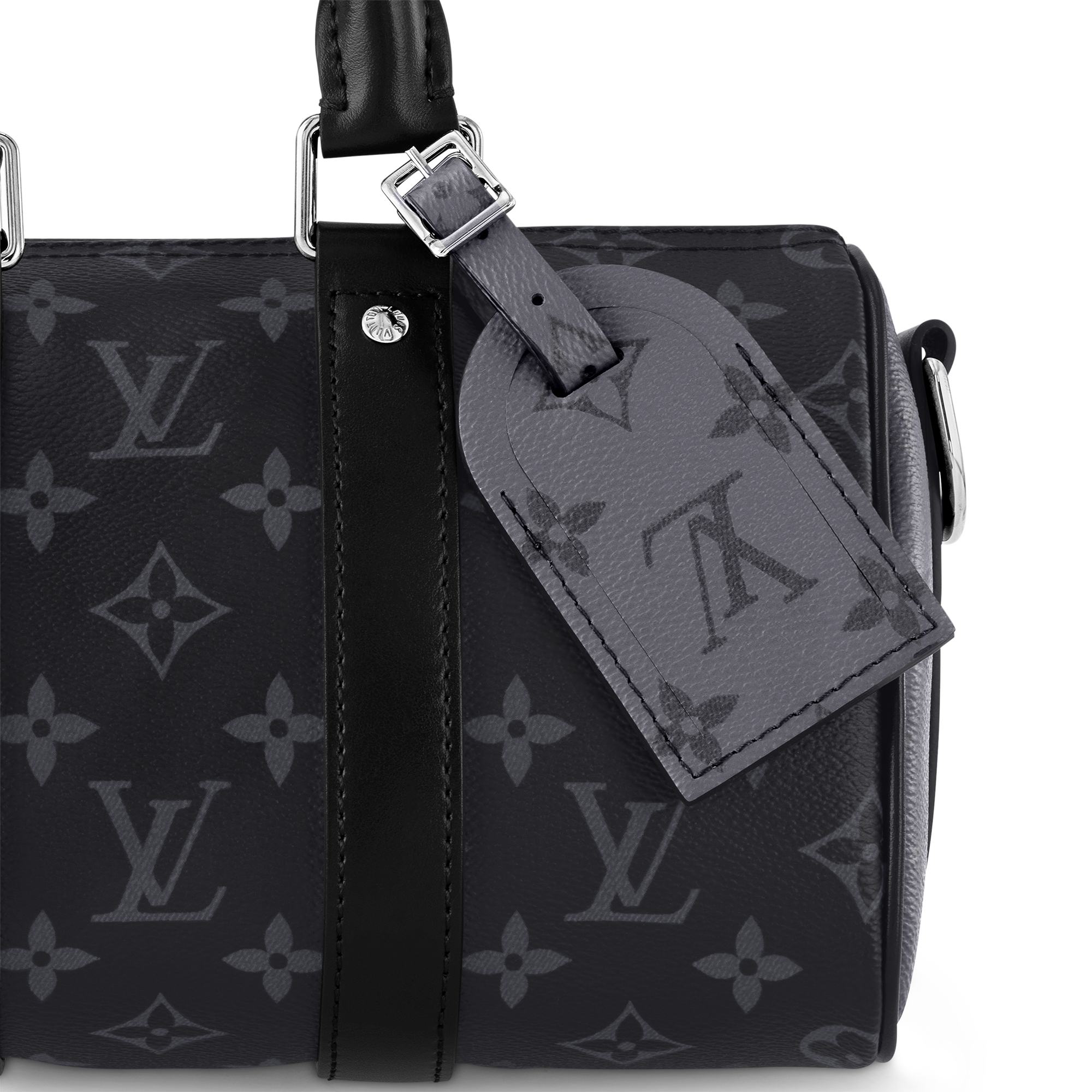 Keepall Bandoulière 25 Monogram Eclipse Uomo Borse da Uomo Tutte le borse | LOUIS VUITTON (Zoom prodotto)
