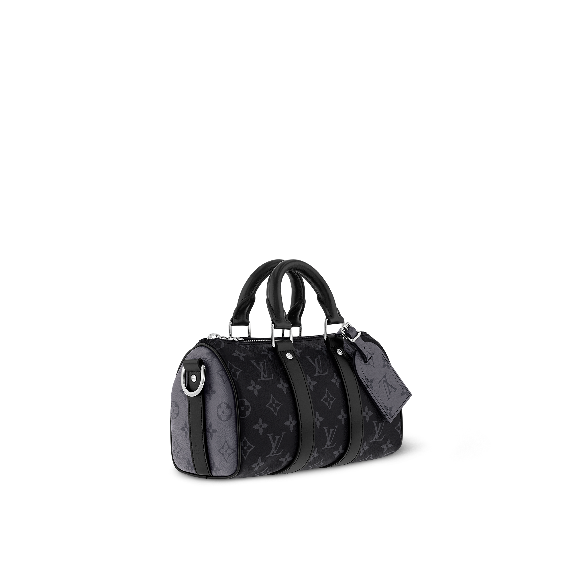 Keepall Bandoulière 25 Monogram Eclipse Uomo Borse da Uomo Tutte le borse | LOUIS VUITTON (Zoom prodotto)