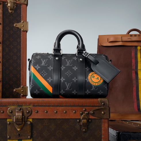 Keepall Bandoulière 25 Monogram Eclipse Uomo Borse da Uomo Tutte le collezioni | LOUIS VUITTON