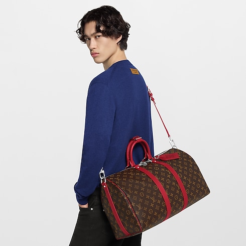 Keepall Bandoulière 45 G73 Regali Regali per la Festa della Mamma } | LOUIS VUITTON (Zoom prodotto)