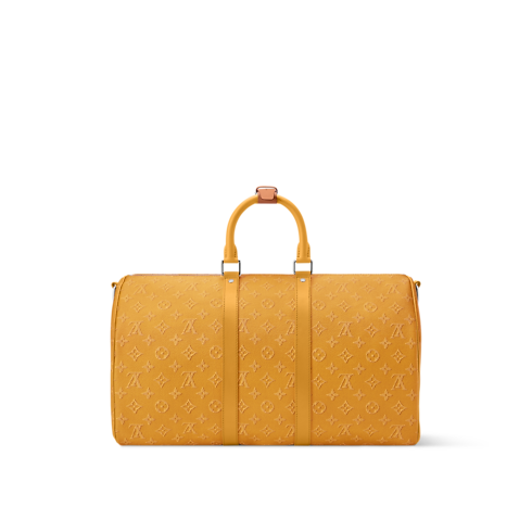 Keepall Bandoulière 45 Monogram Heritage Uomo Viaggio Borse da Viaggio | LOUIS VUITTON (Zoom prodotto)