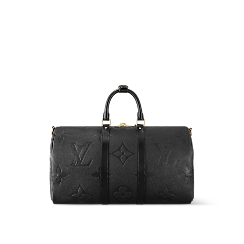 Keepall Bandoulière 45 Pelle Monogram Empreinte Uomo Viaggio Borse da Viaggio | LOUIS VUITTON (Zoom prodotto)