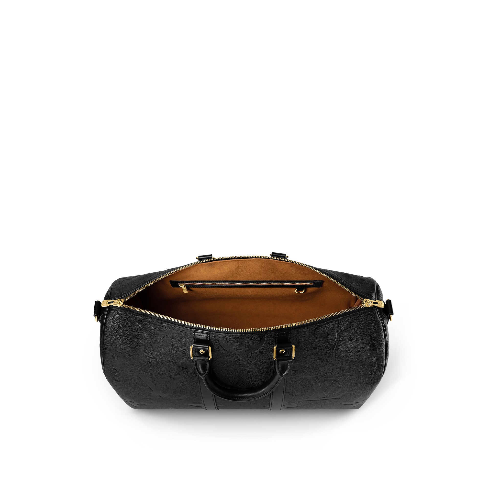 Keepall Bandoulière 45 Pelle Monogram Empreinte Uomo Viaggio Borse da Viaggio | LOUIS VUITTON (Zoom prodotto)