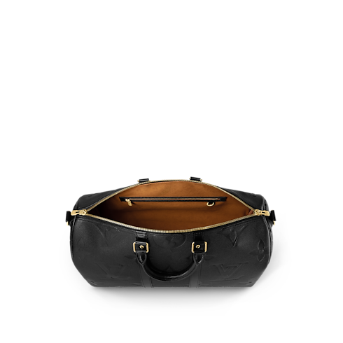 Keepall Bandoulière 45 Pelle Monogram Empreinte Uomo Viaggio Borse da Viaggio | LOUIS VUITTON (Zoom prodotto)