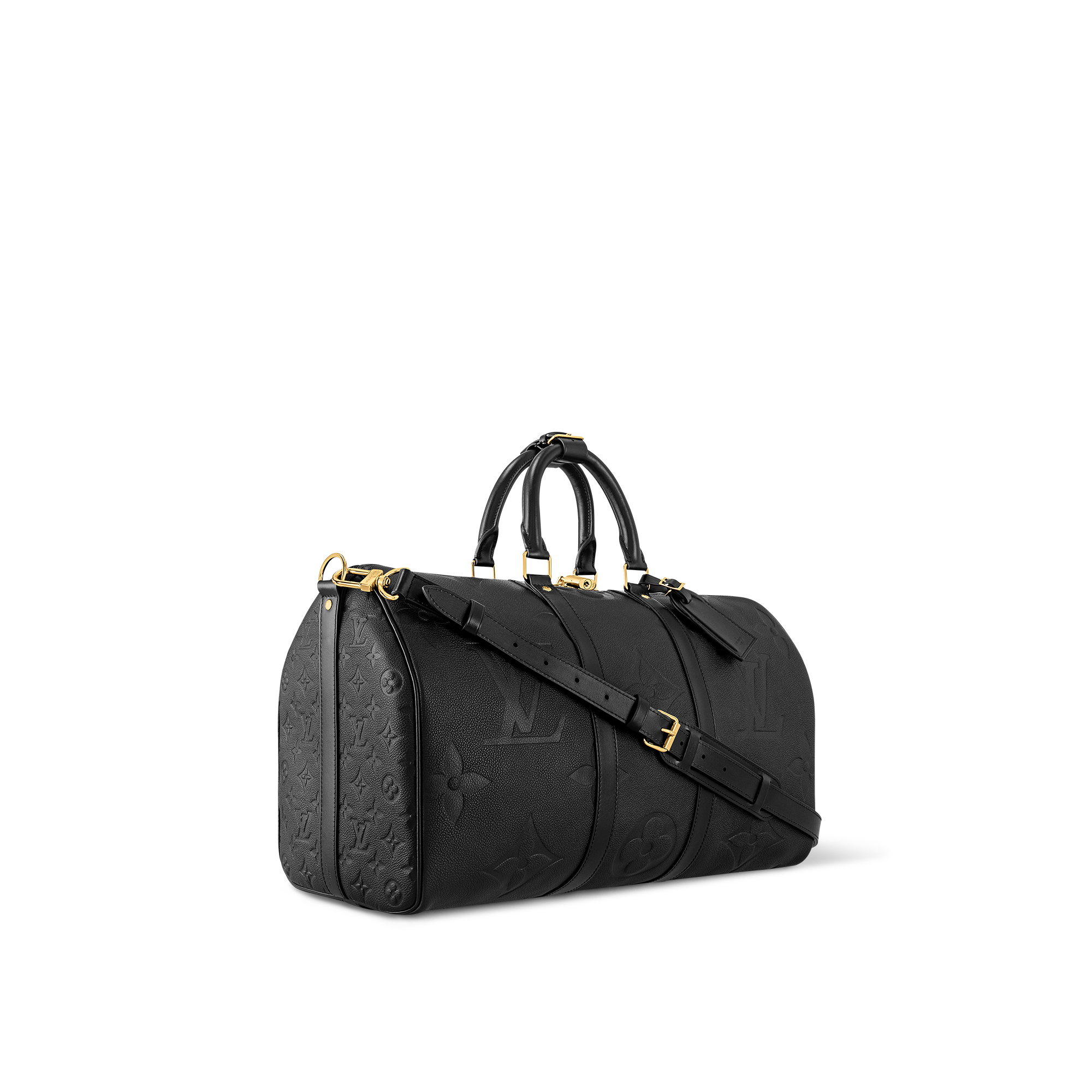 Keepall Bandoulière 45 Pelle Monogram Empreinte Uomo Viaggio Borse da Viaggio | LOUIS VUITTON (Zoom prodotto)