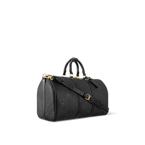 Keepall Bandoulière 45 Pelle Monogram Empreinte Uomo Viaggio Borse da Viaggio | LOUIS VUITTON (Zoom prodotto)