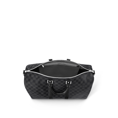 Keepall Bandoulière 45 Tela Damier Graphite Uomo Viaggio Tutte le Valigie e Accessori | LOUIS VUITTON (Zoom prodotto)