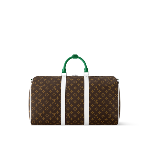 Keepall Bandoulière 50 Tela Monogram Macassar Borse e Piccola Pelletteria Borse da Uomo LV Icons | LOUIS VUITTON (Zoom prodotto)