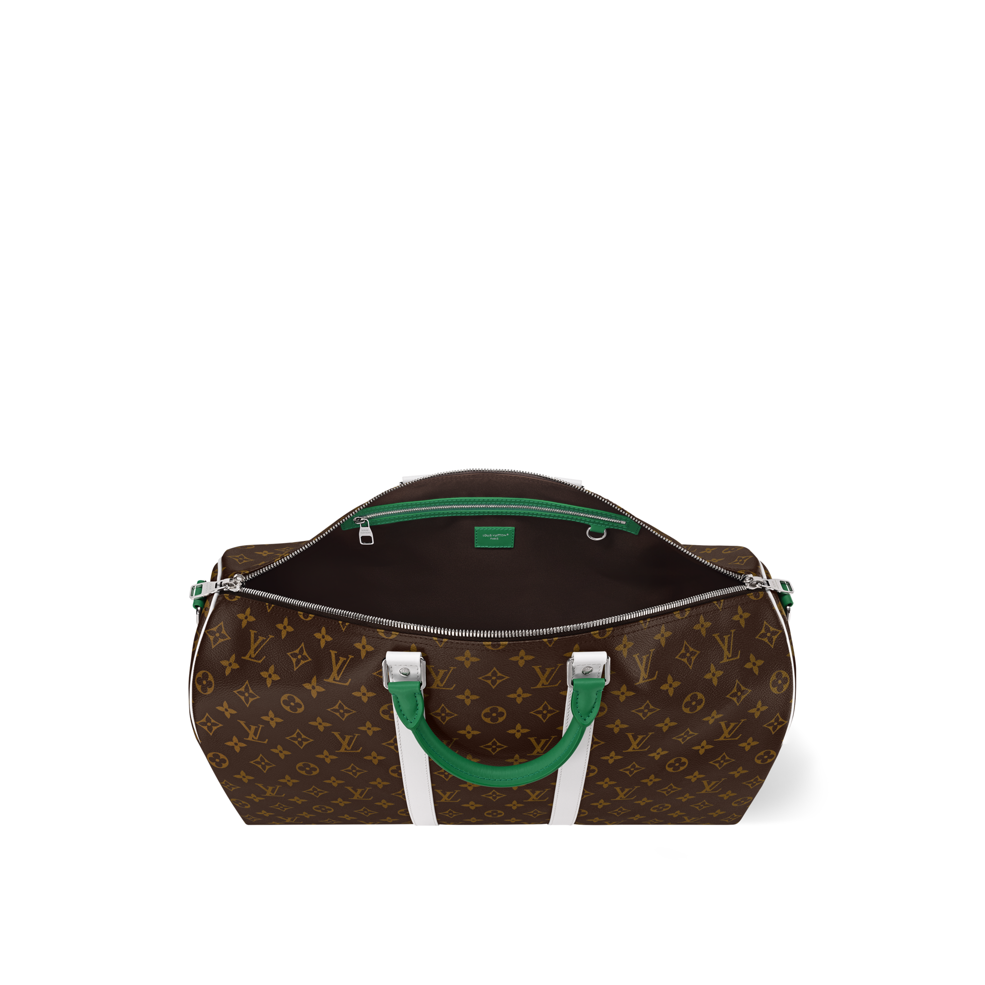 Keepall Bandoulière 50 Tela Monogram Macassar Borse e Piccola Pelletteria Borse da Uomo LV Icons | LOUIS VUITTON (Zoom prodotto)