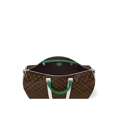 Keepall Bandoulière 50 Tela Monogram Macassar Borse e Piccola Pelletteria Borse da Uomo LV Icons | LOUIS VUITTON (Zoom prodotto)