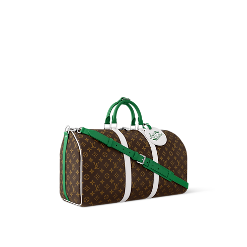 Keepall Bandoulière 50 Tela Monogram Macassar Borse e Piccola Pelletteria Borse da Uomo LV Icons | LOUIS VUITTON (Zoom prodotto)