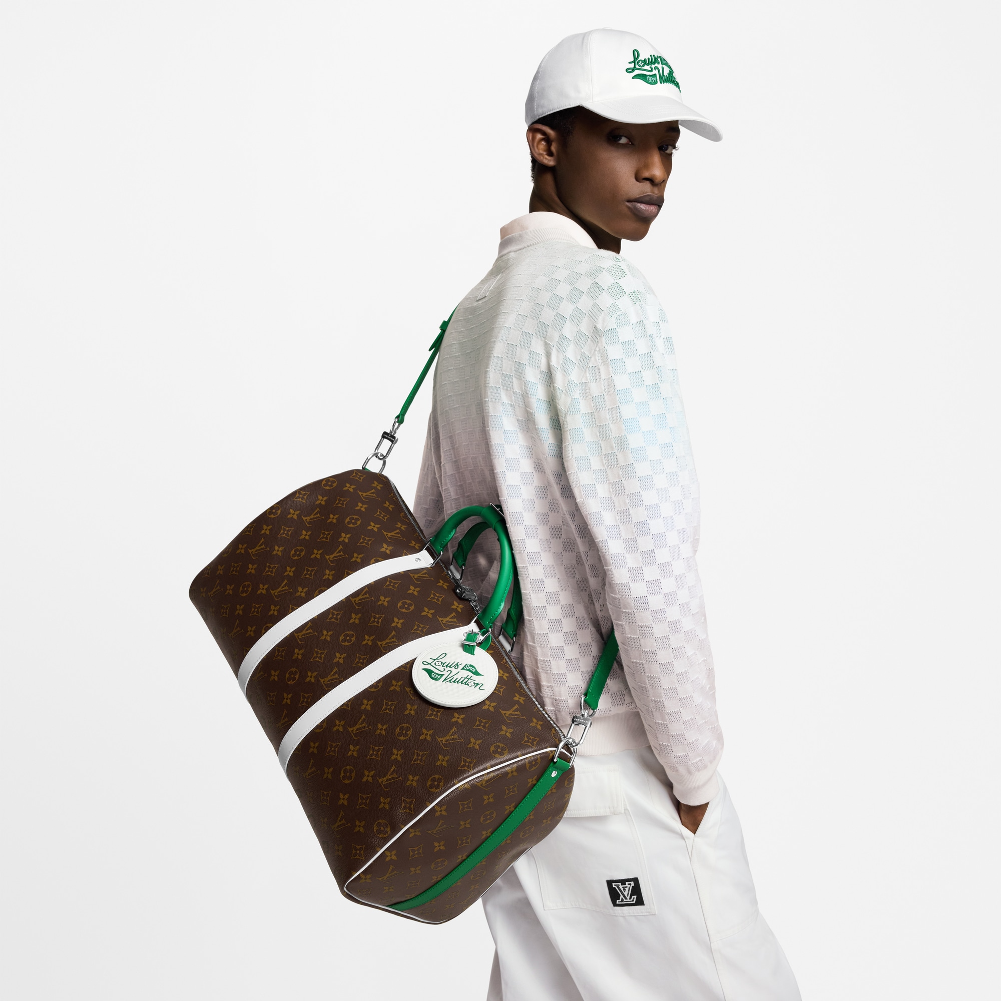 Keepall Bandoulière 50 Tela Monogram Macassar Borse e Piccola Pelletteria Borse da Uomo LV Icons | LOUIS VUITTON (Zoom prodotto)