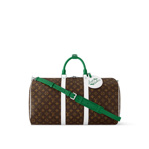 Keepall Bandoulière 50 Tela Monogram Macassar Borse e Piccola Pelletteria Borse da Uomo LV Icons | LOUIS VUITTON (Zoom prodotto)
