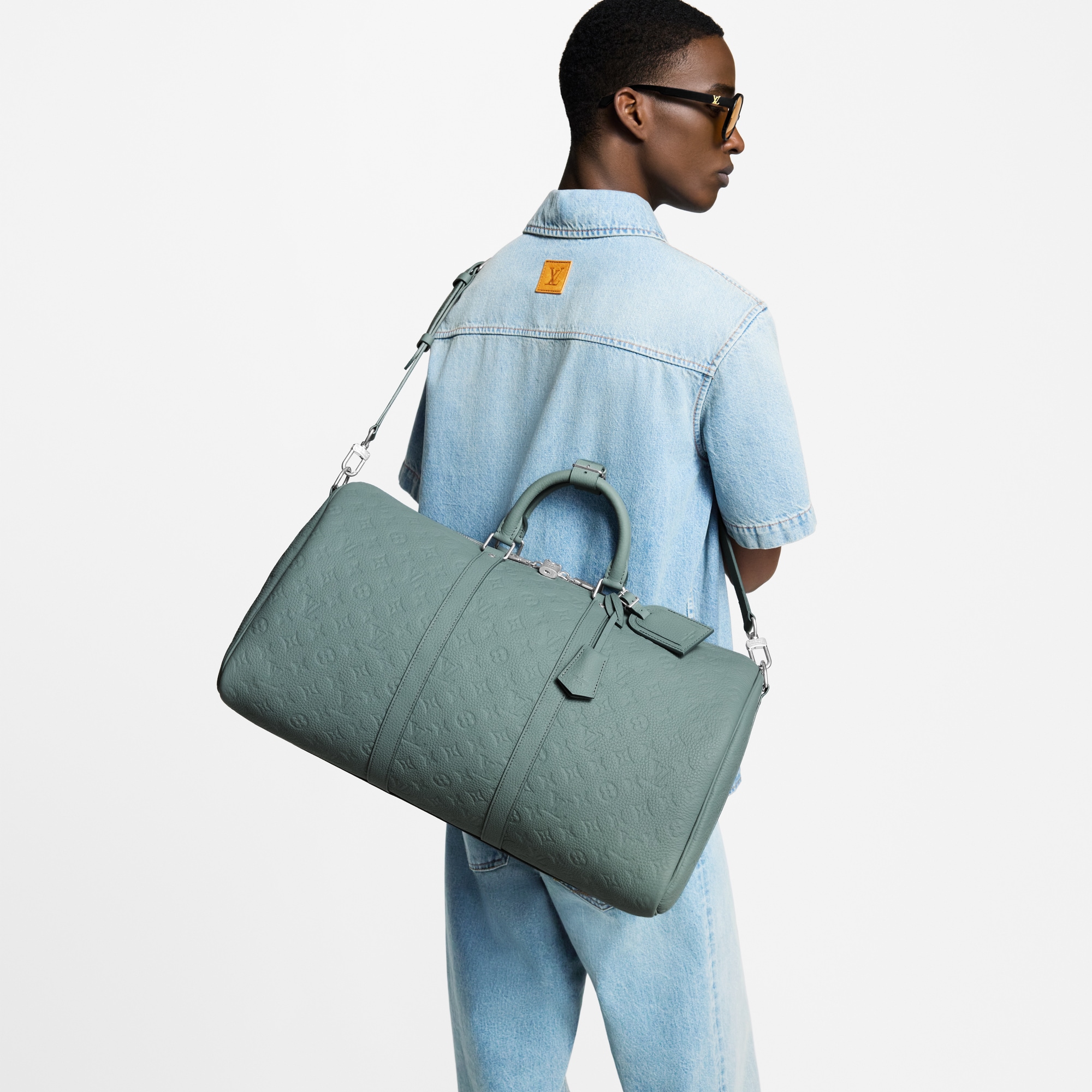 Keepall Bandoulière 50 Taurillon Monogram Borse e Piccola Pelletteria Borse da Uomo Novità | LOUIS VUITTON (Zoom prodotto)