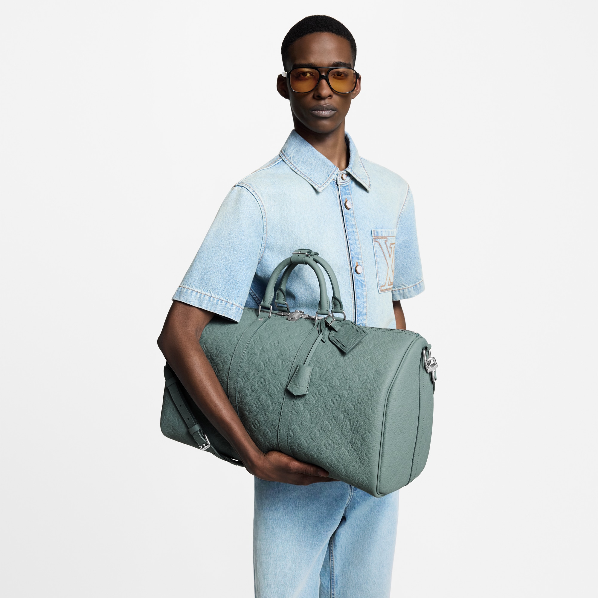 Keepall Bandoulière 50 Taurillon Monogram Borse e Piccola Pelletteria Borse da Uomo Novità | LOUIS VUITTON (Zoom prodotto)