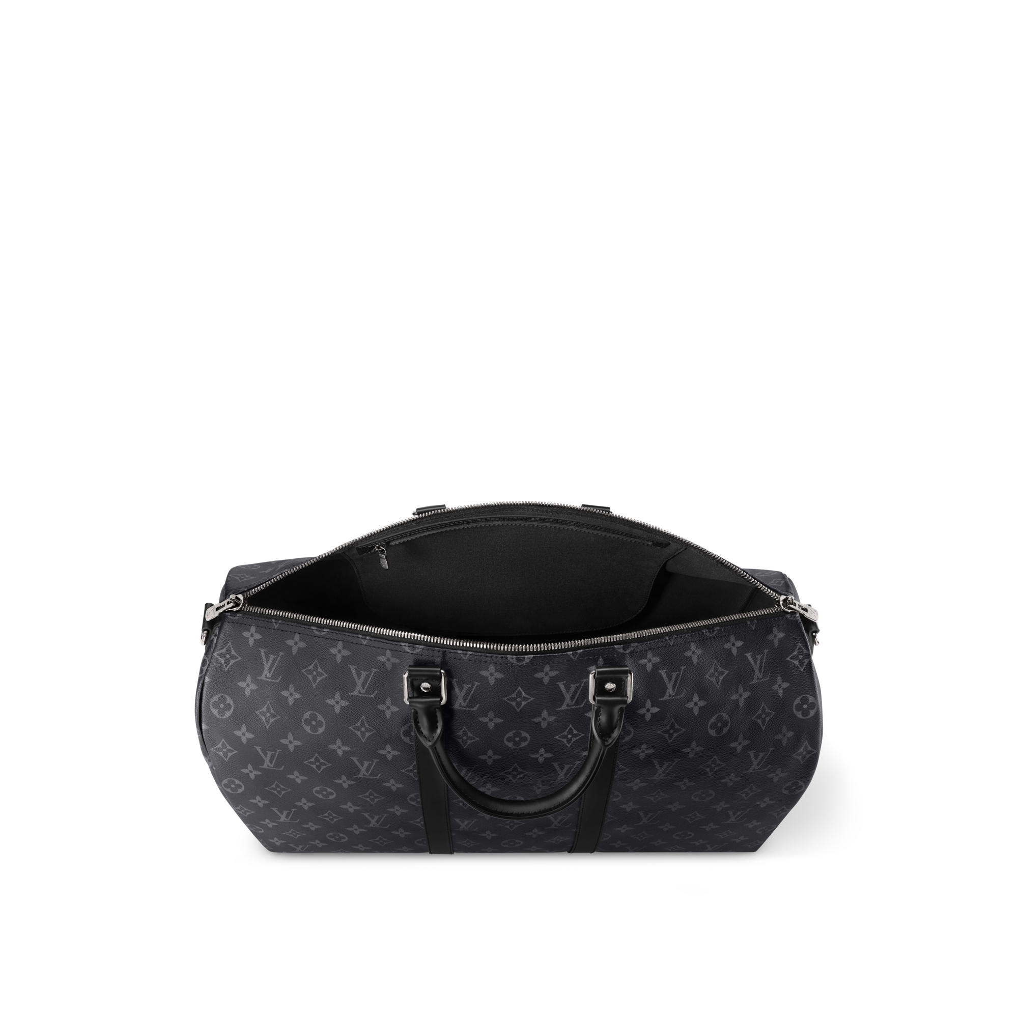 Keepall Bandoulière 50 Tela Monogram Eclipse Borse e Piccola Pelletteria Borse da Uomo LV Icons | LOUIS VUITTON (Zoom prodotto)