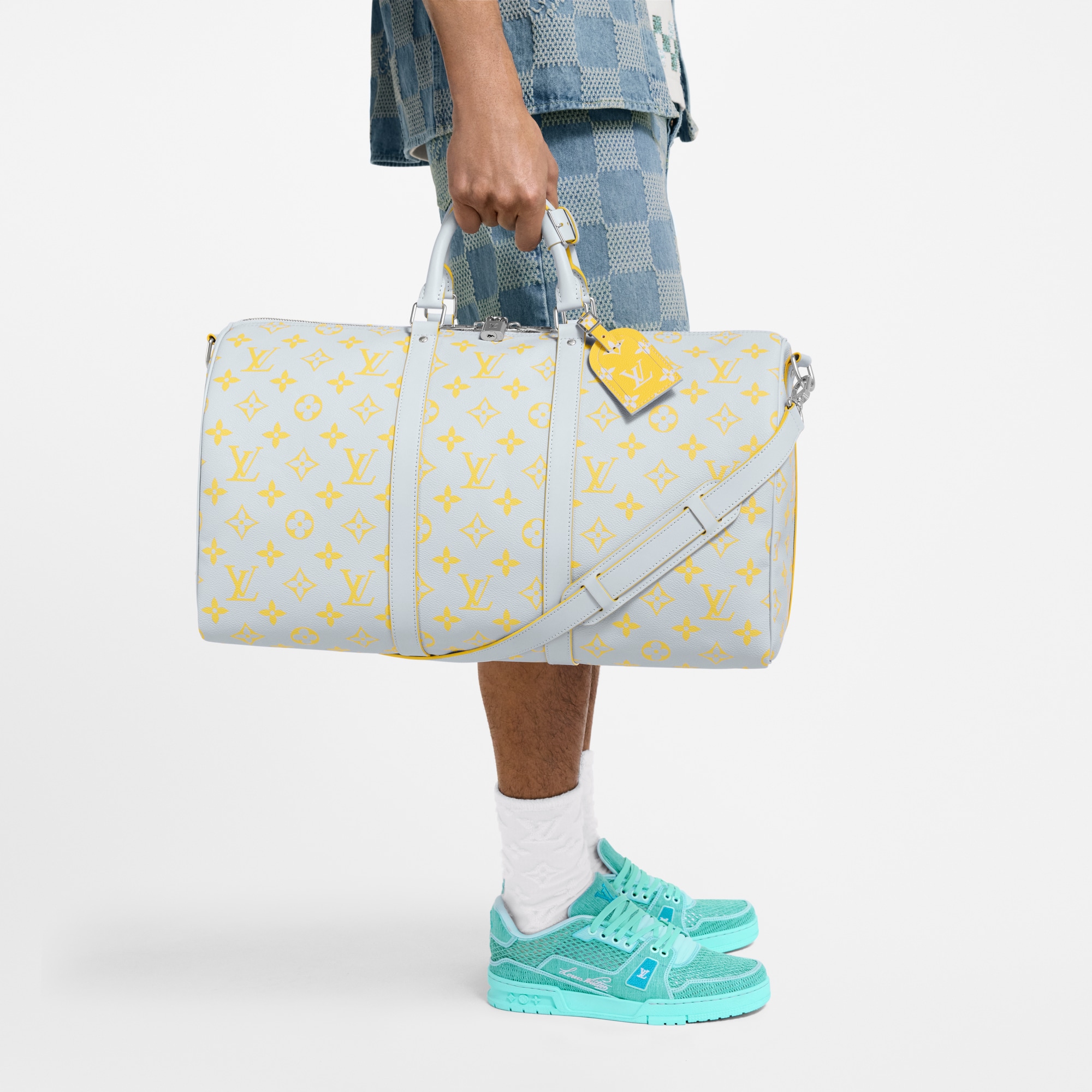 Keepall Bandoulière 50 Altri Monogram Borse e Piccola Pelletteria Borse da Uomo LV Icons | LOUIS VUITTON (Zoom prodotto)