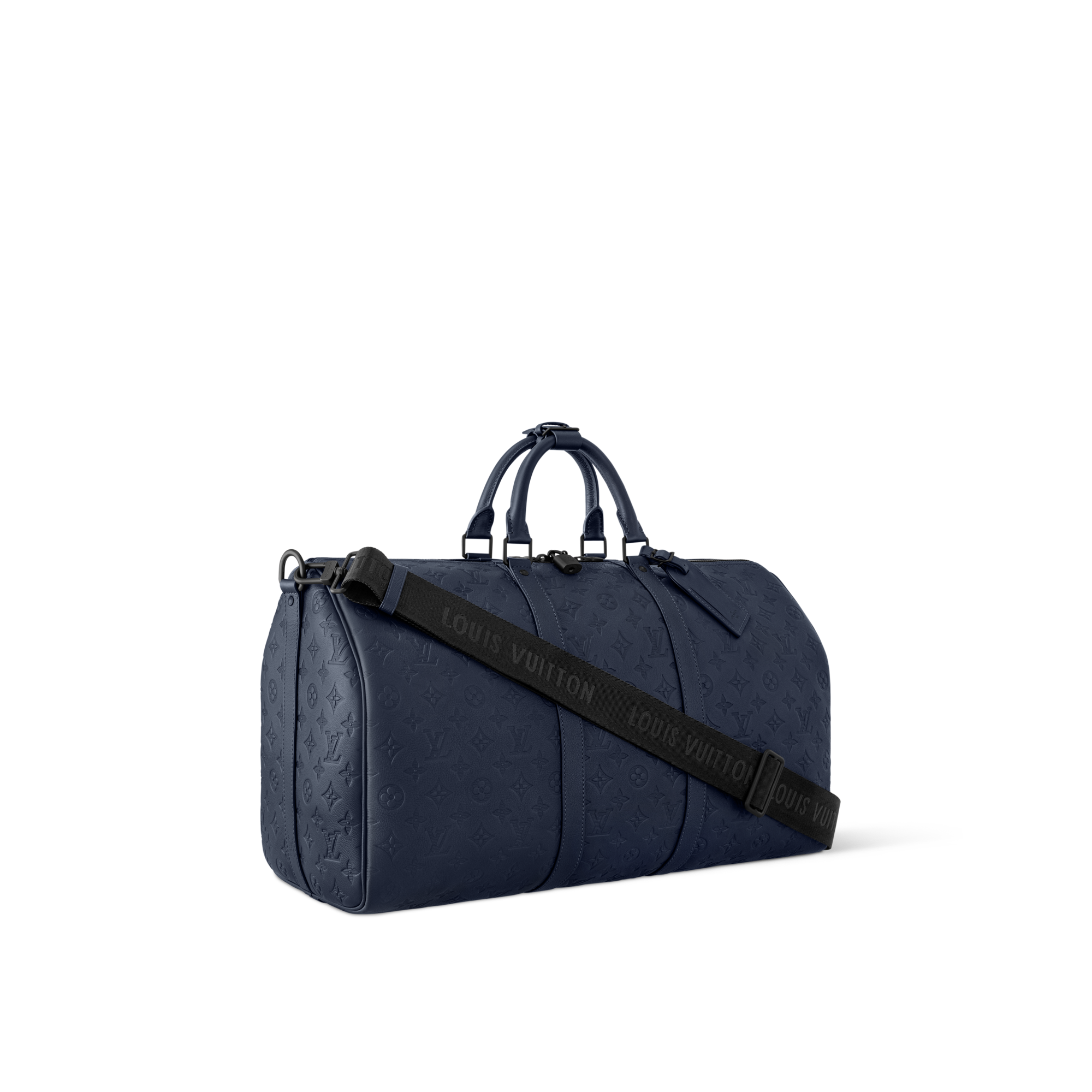 Keepall Bandoulière 50 Monogram Shadow Borse e Piccola Pelletteria Borse da Uomo LV Icons | LOUIS VUITTON (Zoom prodotto)