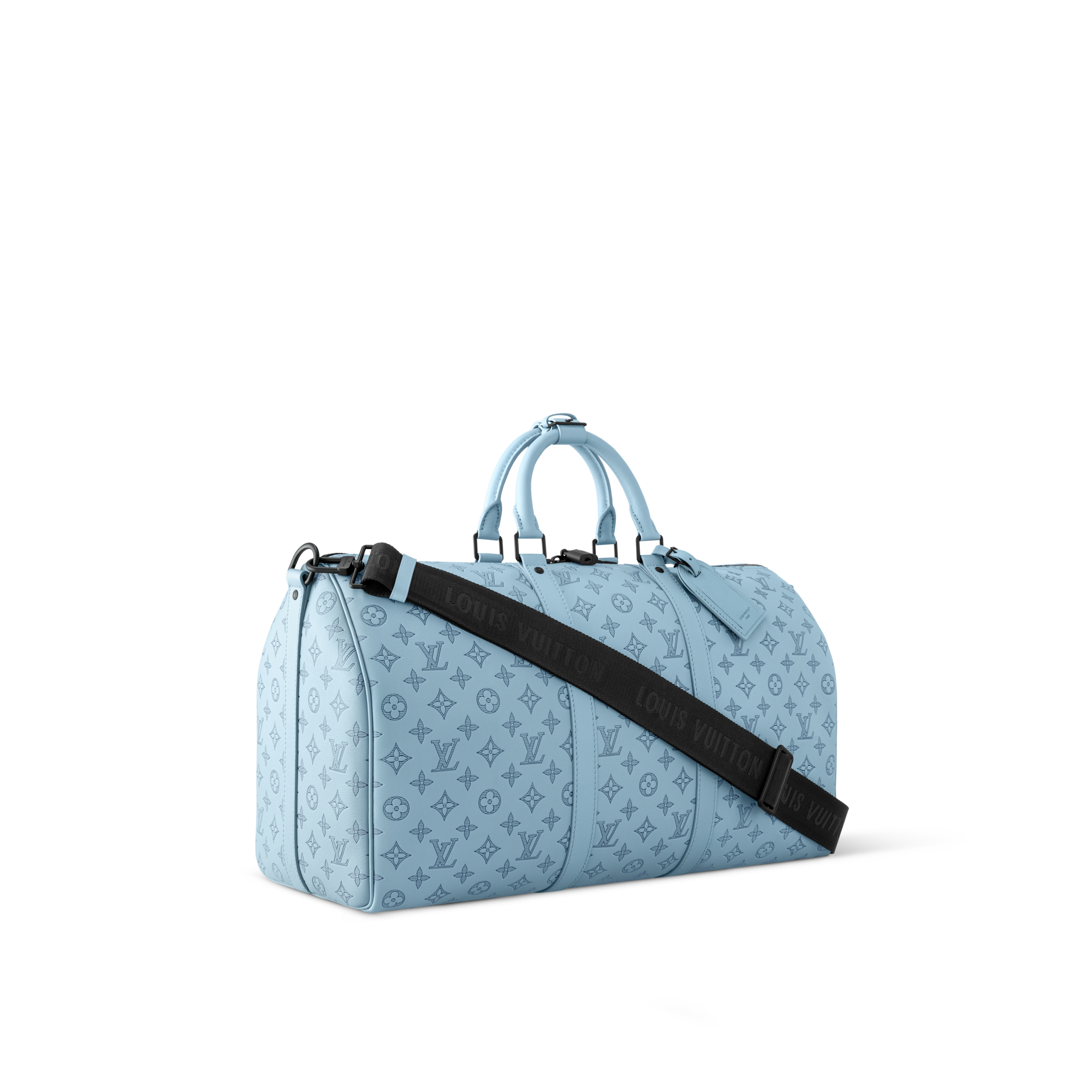 Keepall Bandoulière 50 Monogram Shadow Borse e Piccola Pelletteria Borse da Uomo LV Icons | LOUIS VUITTON (Zoom prodotto)