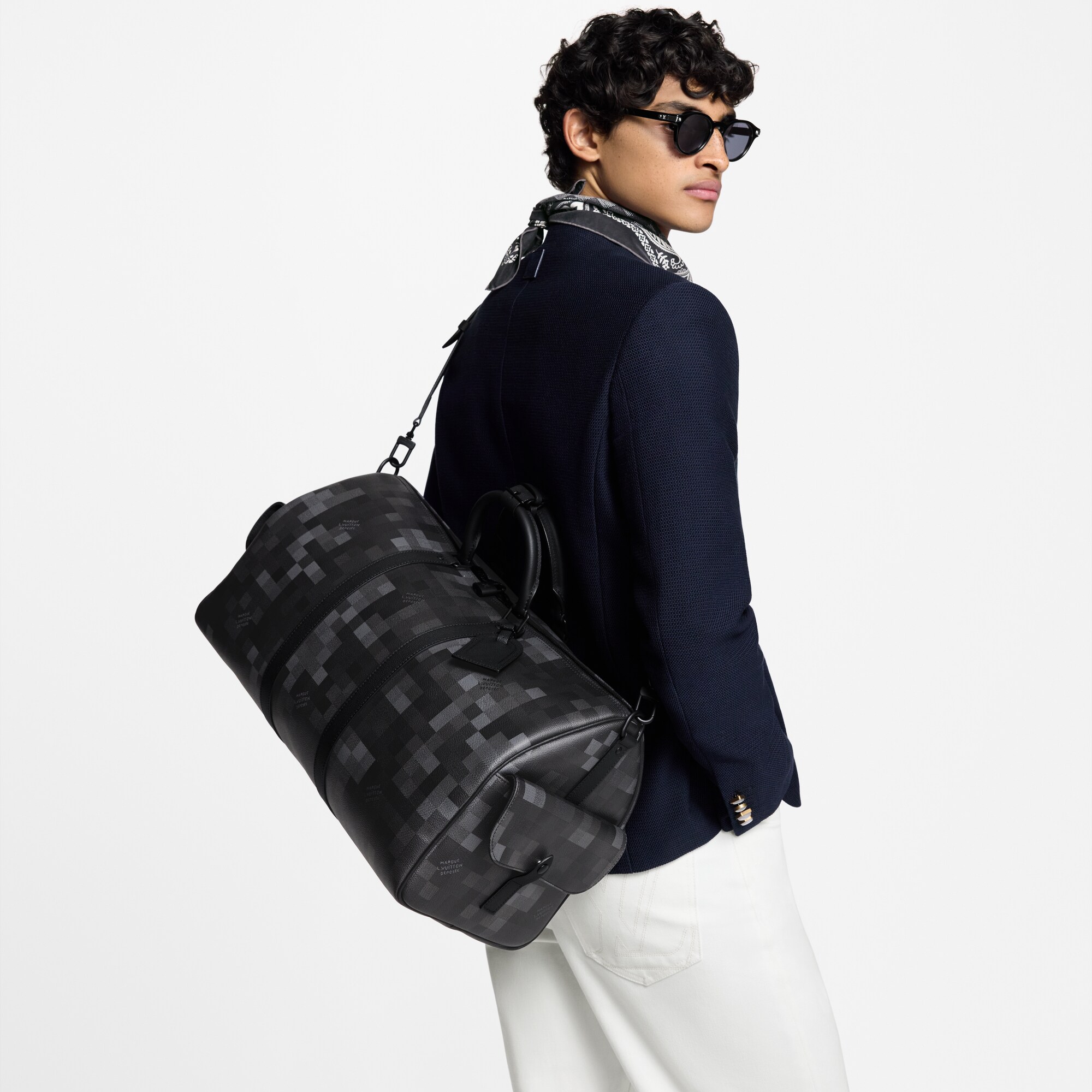 Keepall Bandoulière 50 D16 Borse e Piccola Pelletteria Borse da Uomo LV Icons | LOUIS VUITTON (Zoom prodotto)