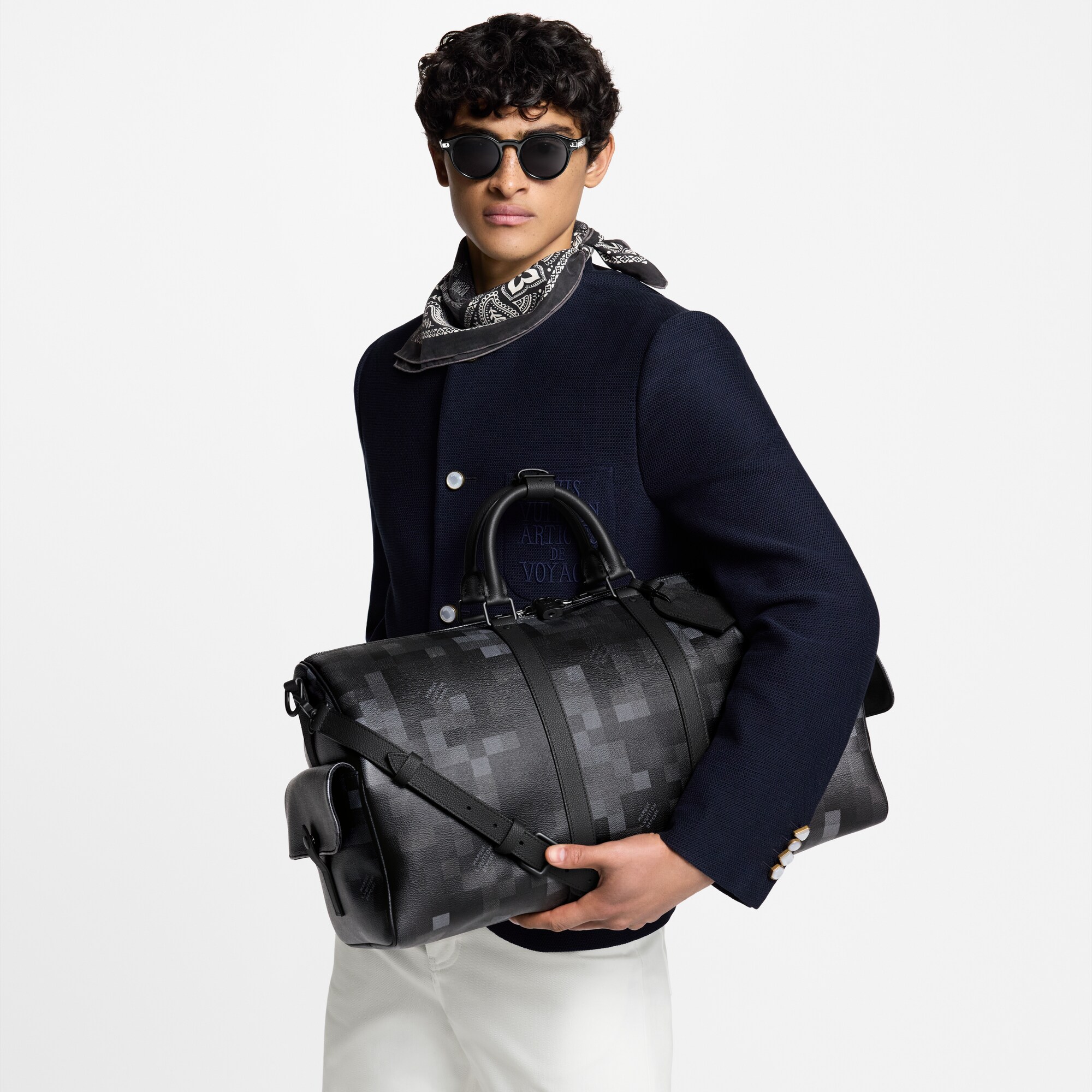 Keepall Bandoulière 50 D16 Borse e Piccola Pelletteria Borse da Uomo LV Icons | LOUIS VUITTON (Zoom prodotto)