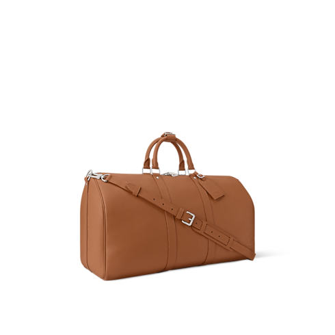 Keepall Bandoulière 50 LV Aerogram Uomo Viaggio Borse da Viaggio | LOUIS VUITTON (Zoom prodotto)