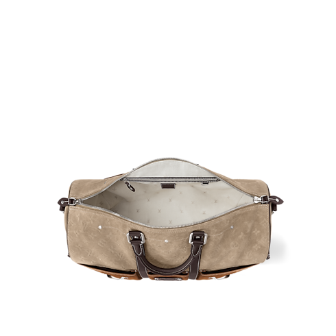 Keepall Bandoulière 50 Autres Cuirs Monogram Uomo Viaggio Borse da Viaggio | LOUIS VUITTON (Zoom prodotto)