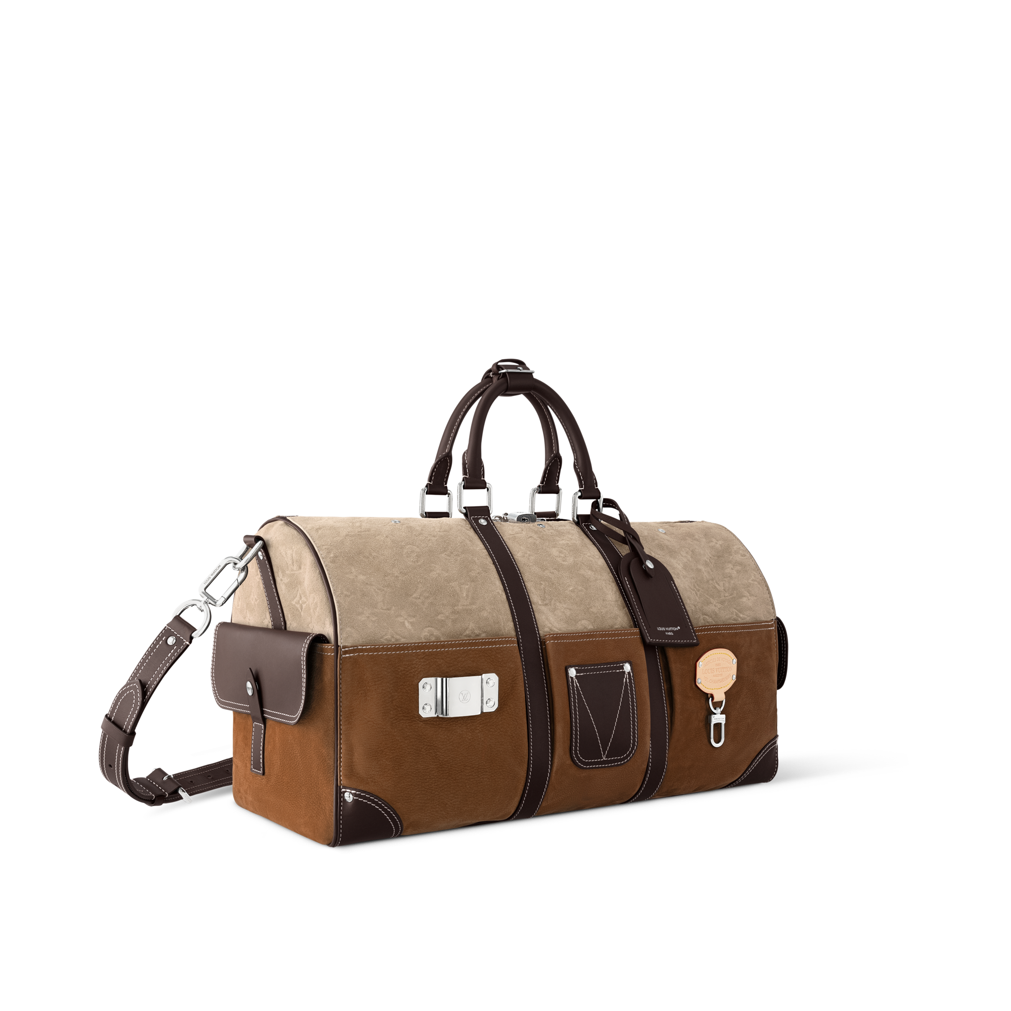 Keepall Bandoulière 50 Autres Cuirs Monogram Uomo Viaggio Borse da Viaggio | LOUIS VUITTON (Zoom prodotto)