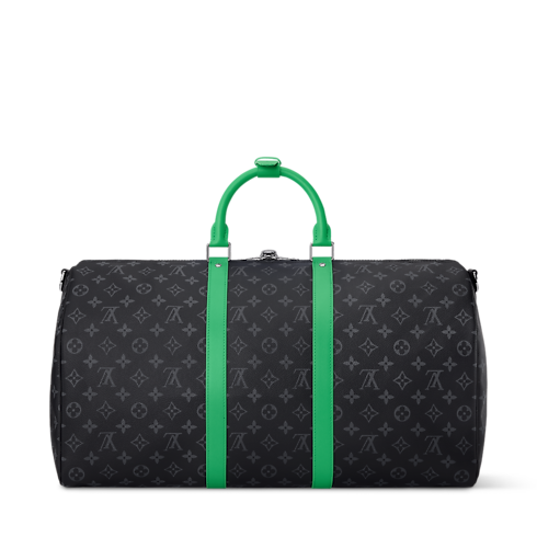 Keepall Bandoulière 50 Tela Monogram Eclipse Borse e Piccola Pelletteria Borse da Uomo LV Icons | LOUIS VUITTON (Zoom prodotto)