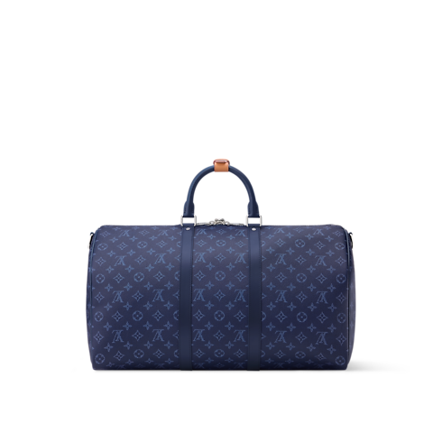 Keepall Bandoulière 50 Monogram Heritage Uomo Viaggio Borse da Viaggio | LOUIS VUITTON (Zoom prodotto)