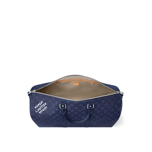Keepall Bandoulière 50 Monogram Heritage Uomo Viaggio Borse da Viaggio | LOUIS VUITTON (Zoom prodotto)