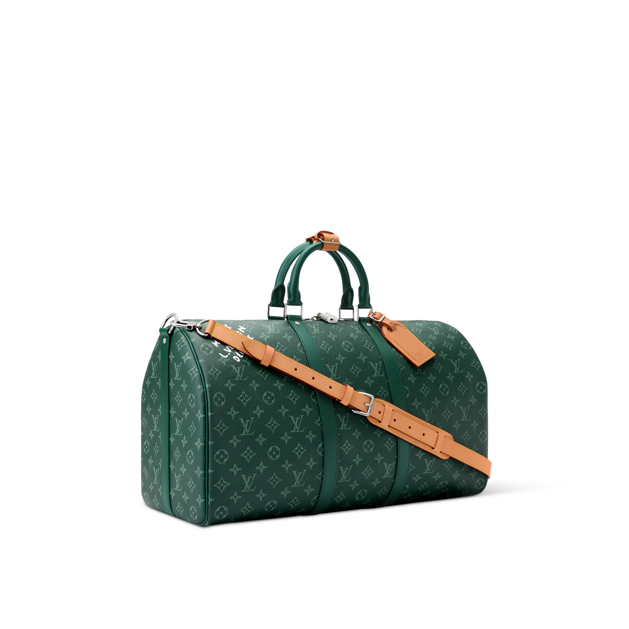 Keepall Bandoulière 50 Monogram Heritage Uomo Viaggio Borse da Viaggio | LOUIS VUITTON (Zoom prodotto)