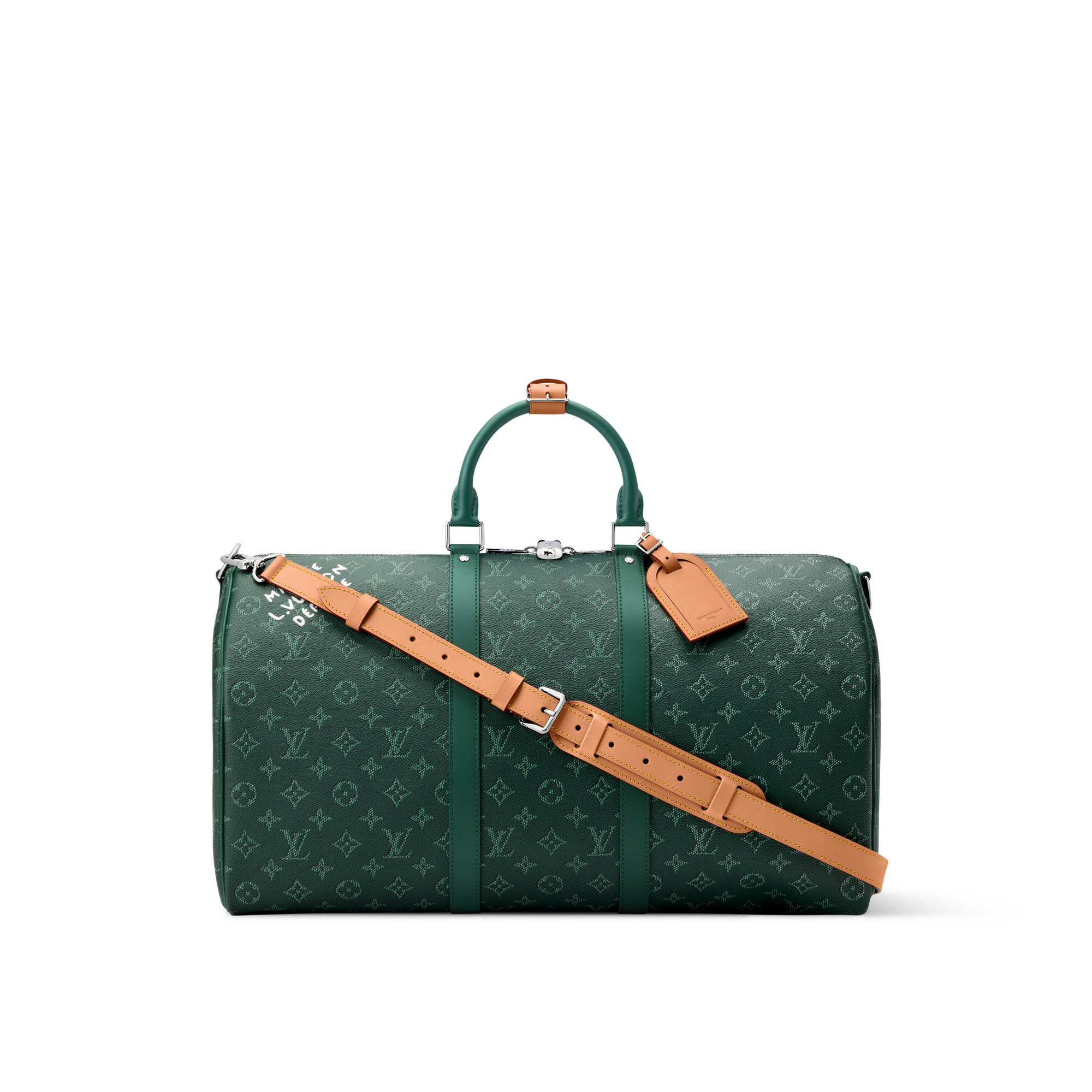 Keepall Bandoulière 50 Monogram Heritage Uomo Viaggio Borse da Viaggio | LOUIS VUITTON (Zoom prodotto)