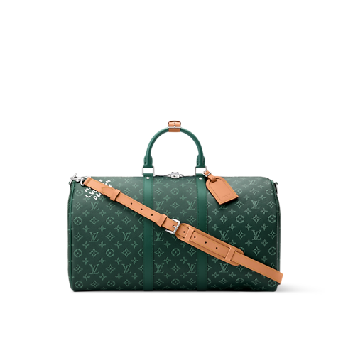 Keepall Bandoulière 50 Monogram Heritage Uomo Viaggio Borse da Viaggio | LOUIS VUITTON (Zoom prodotto)