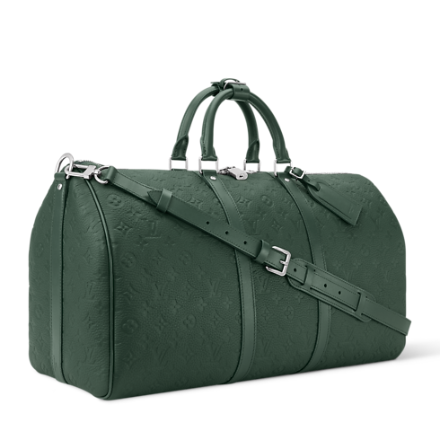 Keepall Bandoulière 50 Taurillon Monogram Uomo Viaggio Borse da Viaggio | LOUIS VUITTON (Zoom prodotto)