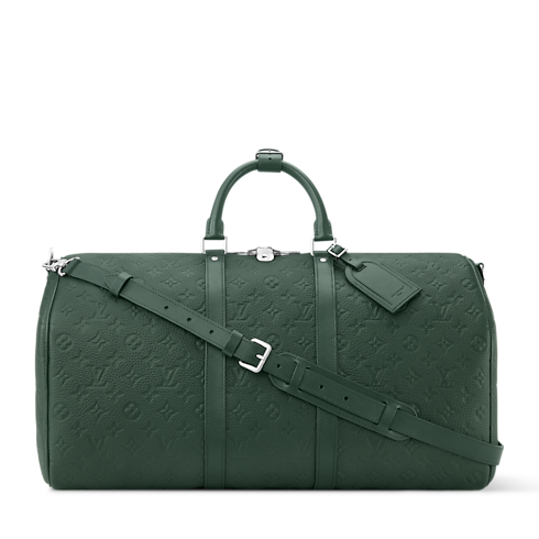 Keepall Bandoulière 50 Taurillon Monogram Uomo Viaggio Borse da Viaggio | LOUIS VUITTON (Zoom prodotto)